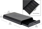 Mind Reader Nespresso Compatible Capsule Drawer, Countertop Organizer, Coffee Pod Holder, Storage, 9.25"L x 15"W x 2"H, Black (Pack of 12)