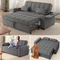 Gizoon 3 in 1 Convertible Sofa Bed, 63.6'' Pull Out Couch by Gizoon