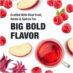 Tiesta Tea - Raspberry Razzle Tea, Loose Leaf, Raspberry Hibiscus Herbal Tea, Premium Caffeine-Free Tea Blend, Make Hot or Iced & Up to 200 Cups, 16 oz Resealable Bulk Pouch