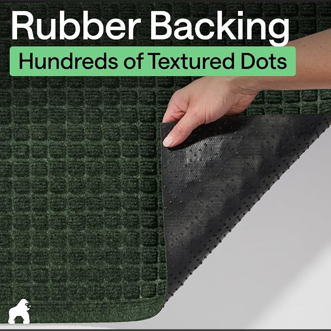 GORILLA GRIP® Ultra Absorbent Front Door Mat Outside Entrance, Traps Dirt and - Image 7