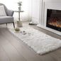 SERISSA 3x5 Fluffy White Faux Fur Area Rug by SERISSAHomeDecorCollection