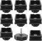 8Pcs Adjustable Leveling Feet 50 x 50mm Square Insert Kit Furniture Glide by Unknown