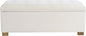 Homepop Home Decor | Upholstered Large Tufted Ottoman Storage Bench | Ottoman by HomePop