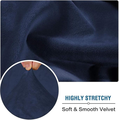 H.VERSAILTEX Velvet Stretch Individual Chaise Cover Sectional Couch Covers - Image 5
