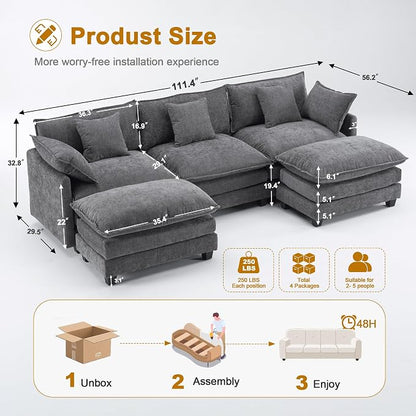 Expandable Modular Sectional Sofa - Image 2