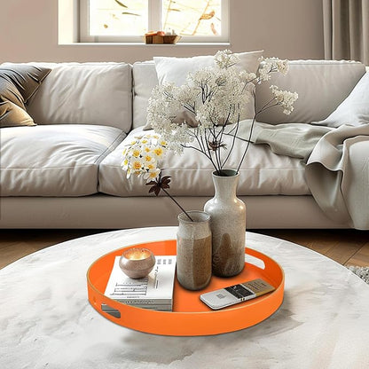 MAONAME 13" Round Tray, Modern Decorative Trays - Image 6