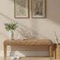 Solid Wood Acacia Indoor Bench by AVCONNECT