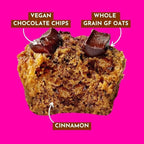 GoNanas Chocolate Chip Oat Flour Banana Bread Mix, Suitable for Plant Based Vegan Diets, Gluten Free Dairy Free Snacks, Healthy Snacks For Adults, Muffin Mix, Nut Free, Cupcakes Dessert, NON-GMO, 4pk