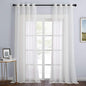 NICETOWN Beige Sheer Curtains 90 inch Length, Grommet Airy & Lightweight Chic by NICETOWN