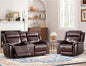 ANJ Premium Genuine Manual Reclining Sofa Set by ANJ
