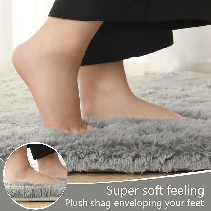 LOCHAS 2x4 Runner Rugs for Hallway, Fluffy Area Rugs for Bedroom - Image 5