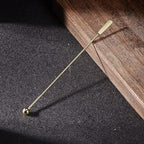 10 pcs Stainless Steel Coffee Beverage Stir Sticks Cocktail Stirrers Drink Swizzle Stick 7.4" Swizzle Stick Picks Tools Gold