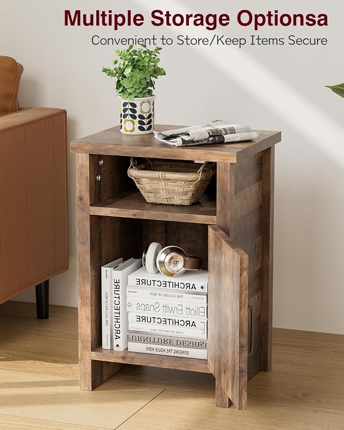 YESHOMY Farmhouse Modern Nightstands - Image 7