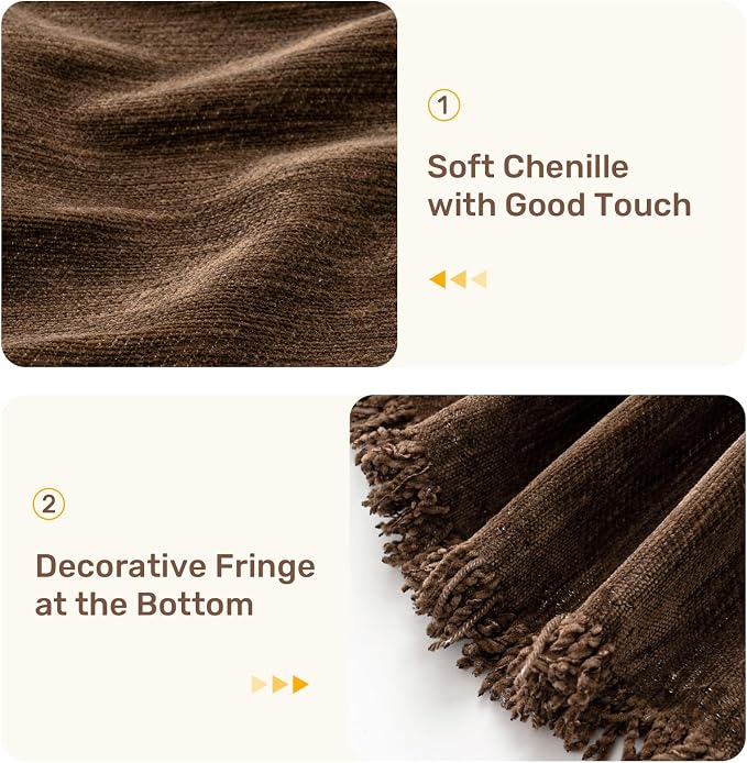 2 Pieces Sectional Couch Covers L Shaped Cover XXL Coffee | Thick Washable - Image 7