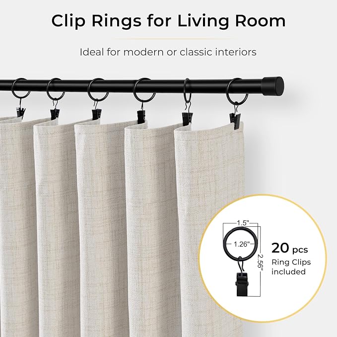 INOVADAY 100% Blackout Curtains - Image 4