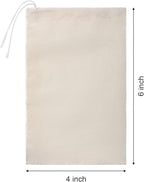Boao 50 Pcs Cheese Cloth Tea Bags 4 x 6 Inch for Straining Reusable Tea Filter Loose Empty Soup Spice Bags for Cooking Cold Brew Coffee Muslin Strainer
