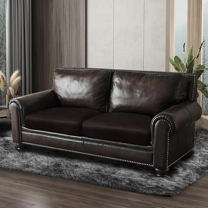 ANARACHON Leather Look Couch Cushion Covers Sofa Seat Slipcovers Sets Couches - Image 8