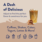 Jordan's Skinny Syrups Sugar Free Coffee Syrup, Butter Toffee Flavor Drink Mix, Zero Calorie Flavoring for Lattes, Protein Shake, Food & More, Gluten Free, Keto Friendly, 25.4 Fl Oz, 1 Pack