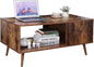 ZenStyle Mid Century Modern Coffee Table, Wooden Retro Coffee Table by ZenStyle