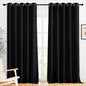 NICETOWN Black Out Sliding Door Curtains 2 Panels Set 118 inches Long, Grommet by NICETOWN