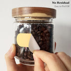 192pcs Removable Waterproof Food Labels with 2 Markers, Write-on Colored Chalkboard Kitchen Sticker Labels for Food Storage Containers, Spice Jars Bottles, Home Pantry Organization