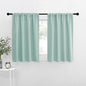 NICETOWN Kitchen Curtains, Aqua Blue, Short Blackout Curtains & Drapes by NICETOWN