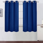 Blackout Curtains 38 x 63 inch/Royal Blue Curtains Set of 2 Panels/Thermal by Lemomo