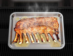 only fire Stainless Steel Baking Sheet with Rack Roasting Pans for Smokers and Pellet Grills Great Kitchen Baking Accessories
