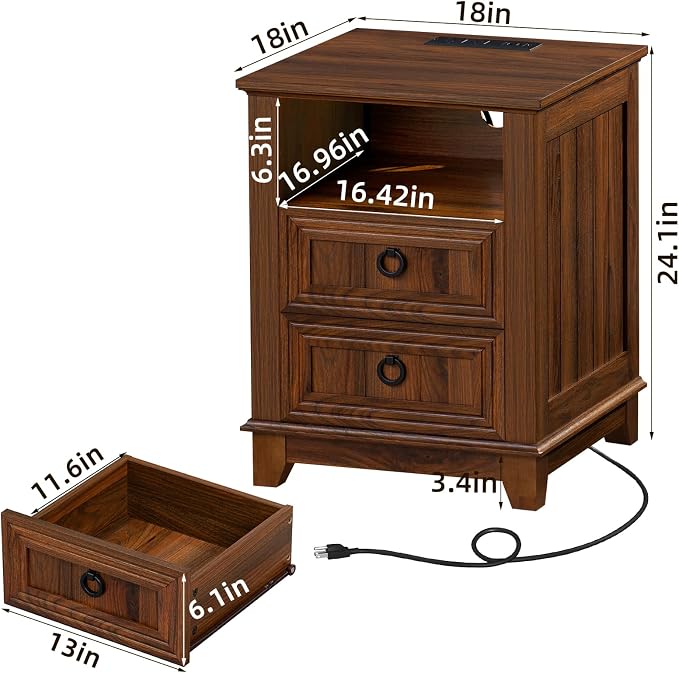 Farmhouse Coffee Table Set of 3, Furniture Set - Image 3
