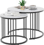Garden 4 you Coffee Table Faux Marble Nesting Table by Garden4you