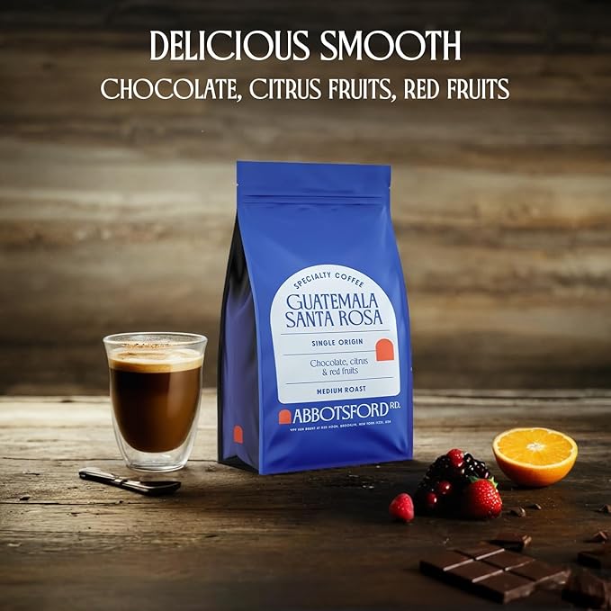 Guatemala Santa Rosa Whole Bean Medium Roast Coffee, 12 oz Specialty Bag, Flavored Whole Bean Coffee with Chocolate, Citrus & Red Fruit Notes, Perfect for Enthusiasts