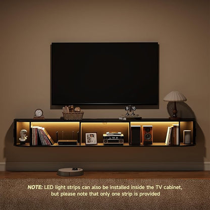 80" Floating TV Stand with Power Outlet - Image 9