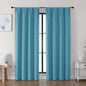Simplebrand Ava Turquoise Blackout Curtains by Simplebrand