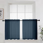 Short Sheer Curtains 24 Inches Long 2 Panels by OWENIE