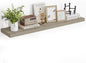 Acovy 48 Inch Floating Shelves, 3D Textured Wood Grain, Wooden Shelves by Acovy