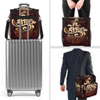 Funny Coffee Coffee Maker Carring Bag Coffee Cafe Travel Carrying Storage Tote Bag Compatible with Keurig K-Mini or K-Mini Plus Portable Single Serve Coffee Brewer Case with Pockets for K-cup Pods