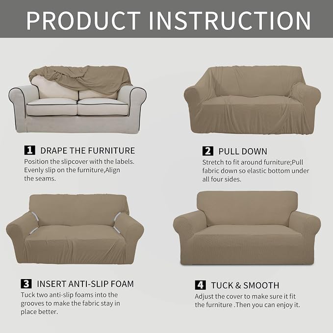 Easy-Going Stretch Couch Covers - Image 5