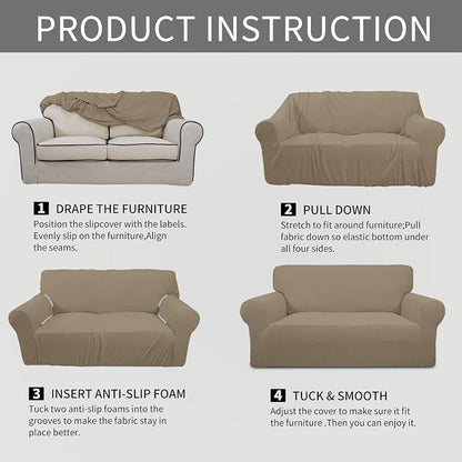 Easy-Going Stretch Couch Covers - Image 5
