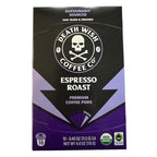 Death Wish Coffee, Espresso Roast Single Serve Coffee Pods - Fair Trade and Organic (10 Count) (Pack of 2)