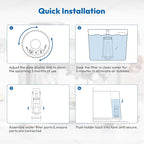 6 Pack Replacement Water Filter for Breville Espresso Machine Barista Pro BES878, Barista Touch Bes880, Oracle Touch BES990, Oracle BES980, Dual Boiler BES920 Bambino ClaroSwiss Sage, BES008WHT0NUC1