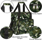 Camouflage Green Coffee Maker Carring Bag for Keurig K-Mini or K-Mini Plus, Single Serve Coffee Brewer Carrying Case with Multiple Pockets for K-Cup Pods,Storage mini Tote Case for Travel(Bag Only)