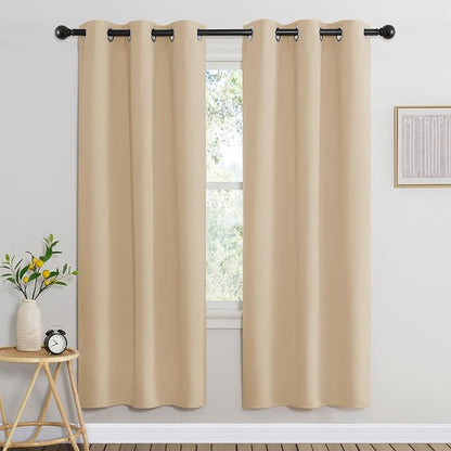 NICETOWN Blackout Window Curtains 72 inches Long, Thermal Insulated Grommet by NICETOWN