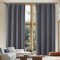 Simplebrand Ava Grey Blackout Curtains by Simplebrand