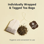 OSULLOC Canola & Apricot Tea (Aromatic Canola flower & Apricot), Premium Blended Tea from Jeju, Tea Bag Series 20 count