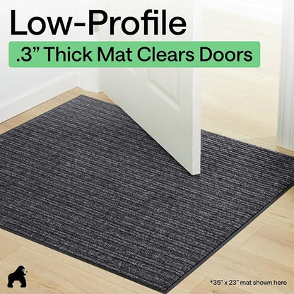 GORILLA GRIP Waterproof Traffic Guard Door Mat, Indoor Outdoor Heavy Duty - Image 9