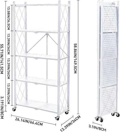 BRIAN & DANY 5-Tier Foldable Storage Shelves - Image 3