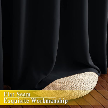 NICETOWN Blackout Curtain for Sliding Door, Patio Door Curtains, Thermal - Image 7