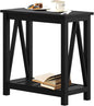 ChooChoo Farmhouse End Table, Narrow Side Table, Slim End Table by ChooChoo