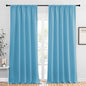 NICETOWN Blackout Curtains for Living Curtains, Teal Blue, 2 Panels, 52 by 95 by NICETOWN
