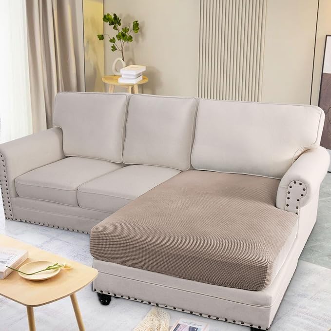 H.VERSAILTEX Super Stretch Individual Chaise Cover Sectional Couch Covers - Image 3